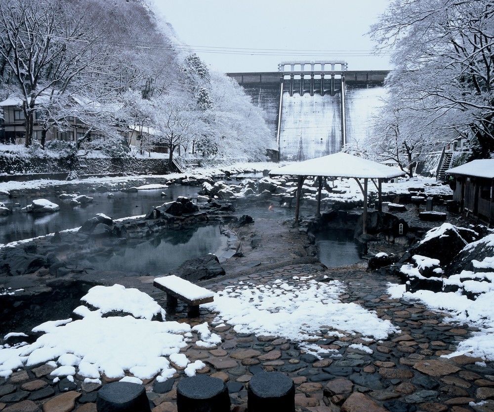 Hotel Kikunoyu Maniwa Buitenkant foto